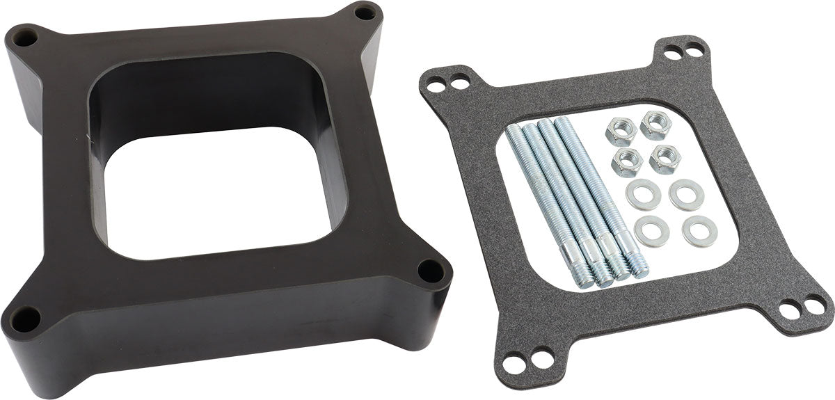 AF42-9137 - CARBURETTOR PHENOLIC 2" OPEN SPACER BLACK 4150 CARBY