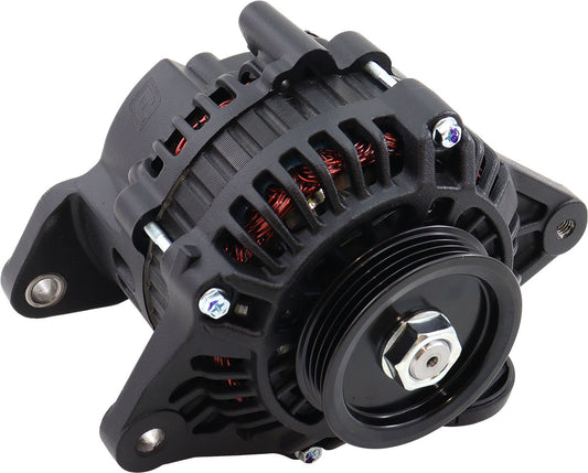 AF4272-1500 - NISSAN RB20 RB25 RB26 RB30 130AMP HIGH OUTPUT ALTERNATOR BLACK Aeroflow - AF 4272-1500