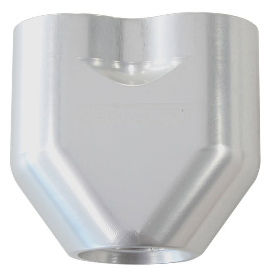 AF455-10-08S - AEROFLOW -10AN TO 2x-8AN FEMALE ORB U BLOCK SILVER AF 455-10-08S