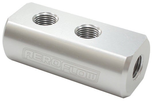 AF456-01-04S - COMPACT DISTRIBUTION BLOCK 1 IN, 4 OUT ALL PORTS 1/8" NPT