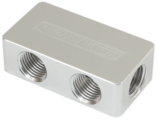 AF456-02-04S - COMPACT DISTRIBUTION BLOCK 2 IN, 4 OUT ALL PORTS 1/8" NPT