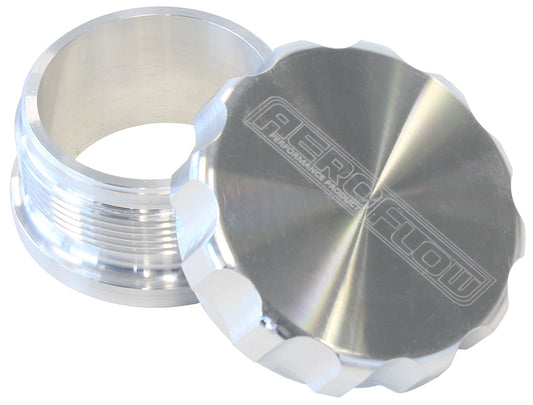 AF460-32 - 2" ALUM WELD BUNG AND CAP RAW ALLOY FINISH
