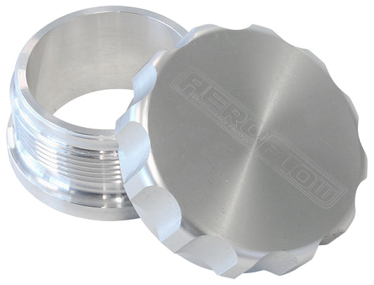AF460-40S - 2-1/2" ALUM WELD BUNG AND CAP RAW WELD ON / SILVER CAP