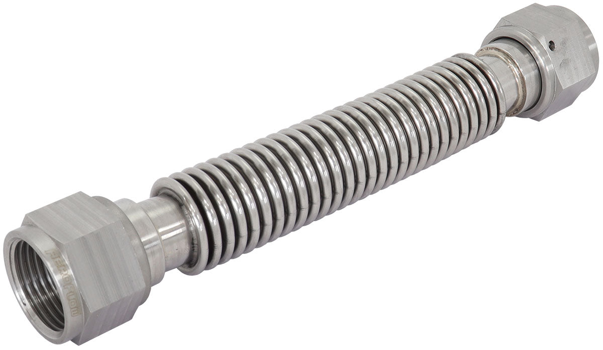 AF463-41 - FLEXIBLE TURBO DRAIN HOSE S/S FEMALE 2 x -12AN 200MM LONG