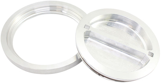 AF464-96 - 6" WELD BUNG AND RAW CAP ALLOY ICE BOX FEMALE WELD-ON WATER Aeroflow - AF 464-96