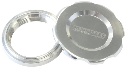 AF465-24S - 1.5" WELD BUNG AND SILVER CAP LOW PROFILE FEMALE WELD-ON