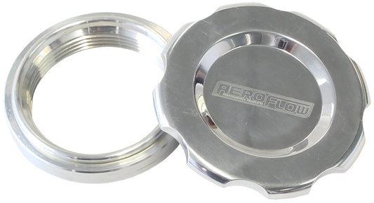 AF465-32P - 2" WELD BUNG AND POLISH CAP LOW PROFILE FEMALE WELD-ON