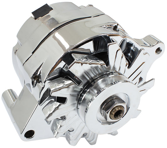 AF4873-1140 - FORD ALTERNATOR 140 AMP 1 OR 3 WIRE CHROME