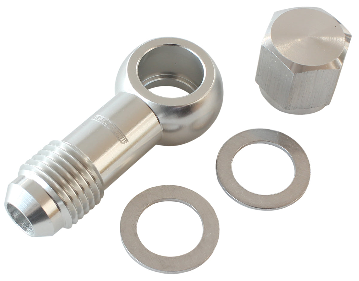 AF49-1034S - AEROFLOW / BOSCH FUEL PUMP BANJO KIT TO -6AN INC WASHERS