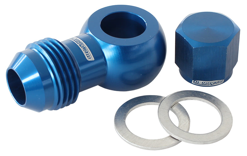 AF49-1035 - AEROFLOW / BOSCH FUEL PUMP BANJO KIT TO -8AN INC WASHERS