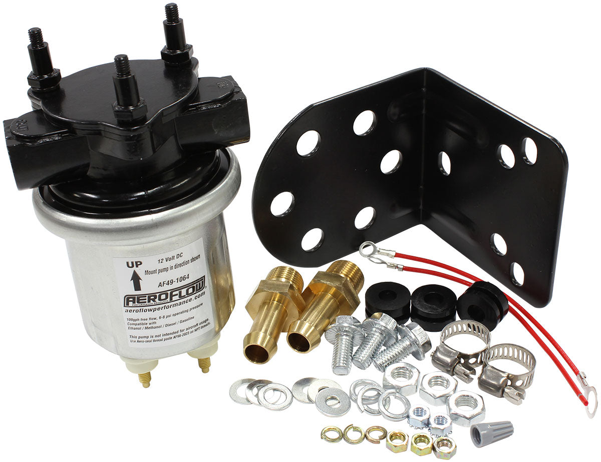 AF49-1064 - COMPACT SILVER FUEL PUMP 6-8 PSI 100 GPH ELECTRIC LIFT