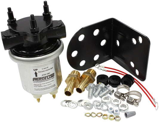 AF49-1064 - COMPACT SILVER FUEL PUMP 6-8 PSI 100 GPH ELECTRIC LIFT