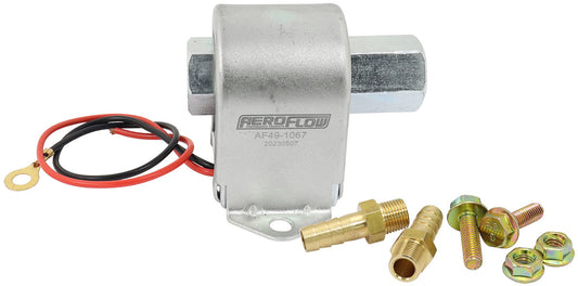 AF49-1067 - 1.5 - 4 PSI 25 GPH INLINE FUELPUMP METAL 1/8" NPT FACET 5/16" Aeroflow - AF 49-1067