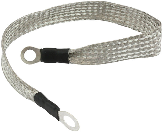 AF49-1094 - EARTH STRAP 400mm LONG GROUND ALTERNATOR 5/16" 3/8" EYELET