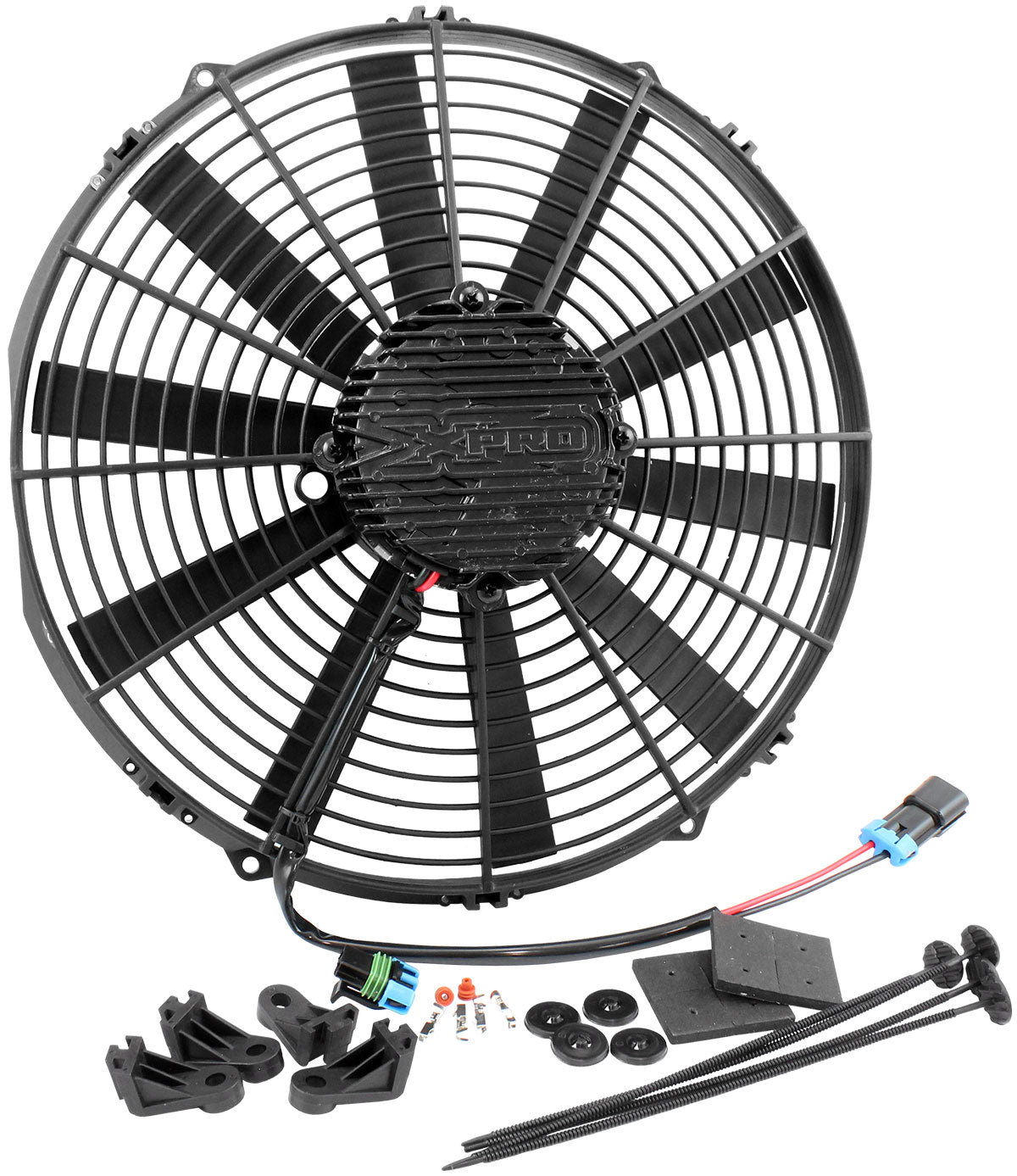 AF49-1114 - BRUSHLESS 14" ELECTRIC FAN 2900 CFM STRAIGHT BLADE PULLER