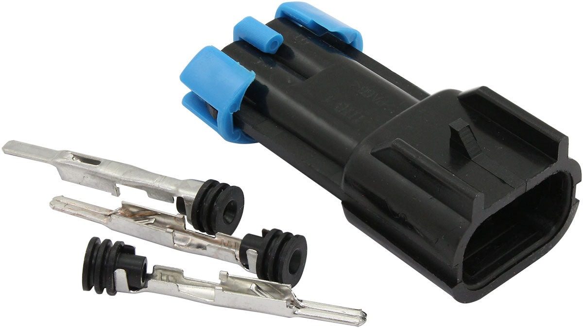 AF49-1159 - DELPHI 40mm FUEL PUMP MALE PLUG PINS WALBRO 525 450 2 PIN