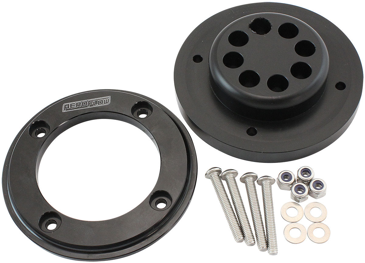 AF49-1218BLK - IGNITION WIRE 8 CYLINDER FIRE WALL GROMMET KIT SPARK PLUG LEAD Aeroflow - AF 49-1218BLK