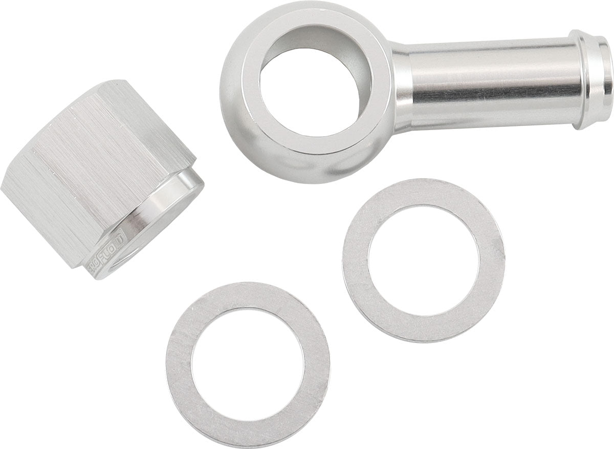 AF49-1220S - AEROFLOW / BOSCH FUEL PUMP 10mm 3/8" BANJO & NUT KIT SILV