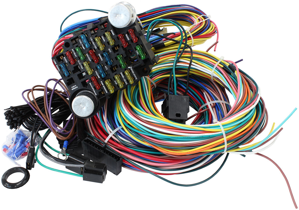 AF49-1502 - 21 CIRCUIT UNIVERSAL WIRING HARNESS 21 FUSE 12V