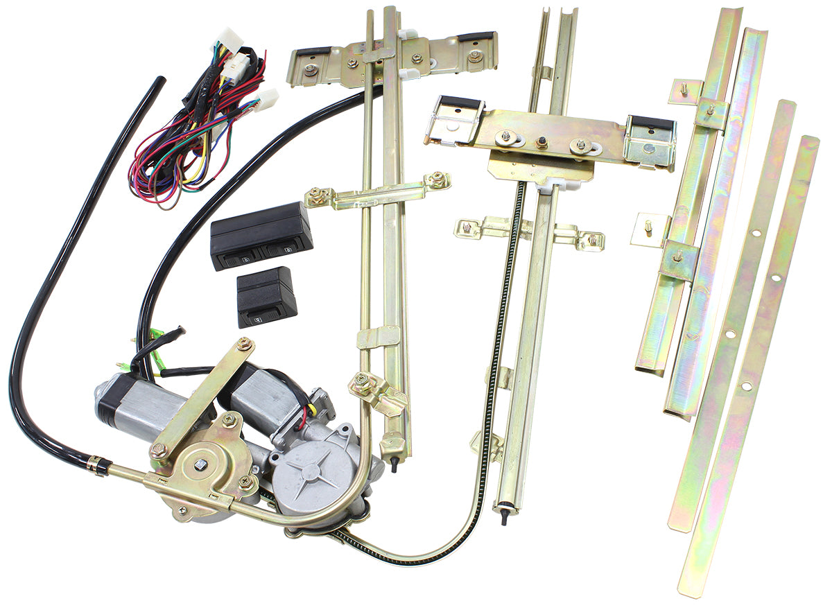 AF49-1600 - ELECTRIC POWER WINDOW KIT SUIT 2 DOOR FLAT GLASS