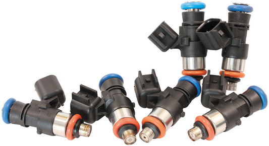 AF49-1925-6 - AEROFLOW 850CC FUEL INJECTOR EV14 SHORT USCAR 6 PACK