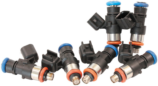 AF49-1928-6 - AEROFLOW 1250CC FUEL INJECTOR EV14 SHORT USCAR 6 PACK