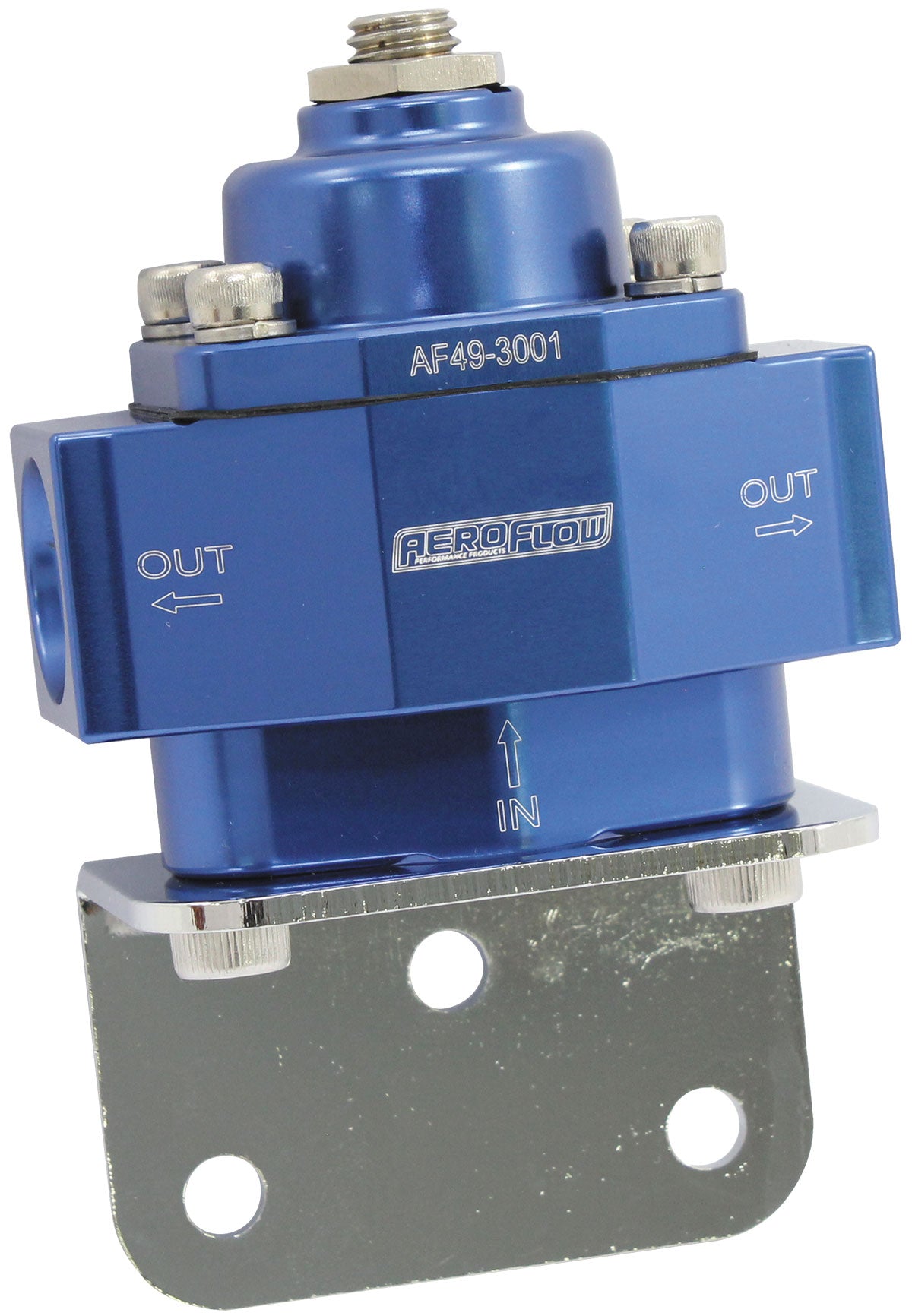 AF49-3001 - RED STYLE REG 1-11 PSI ADJUSTABILLET 1In 2 Out -8 ORB PORTS