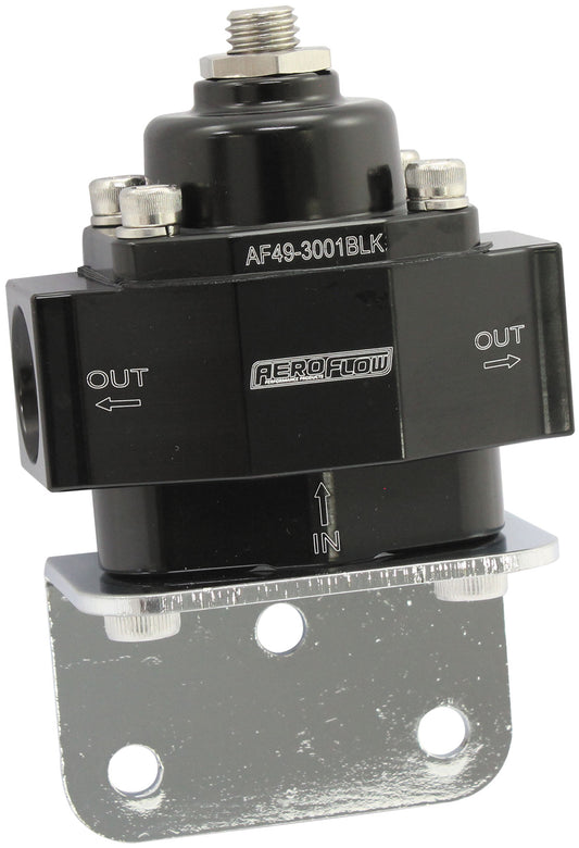 AF49-3001BLK - RED STYLE REG 1-11 PSI ADJUSTABILLET 1In 2 Out -8 ORB PORTS