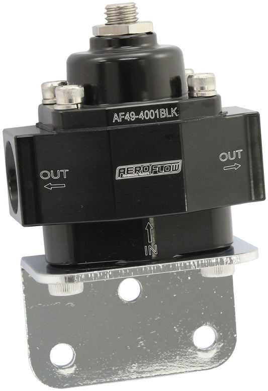 AF49-4001BLK - RED STYLE REG 1-11 PSI ADJUSTABILLET 1In 2 Out 3/8 NPT PORT