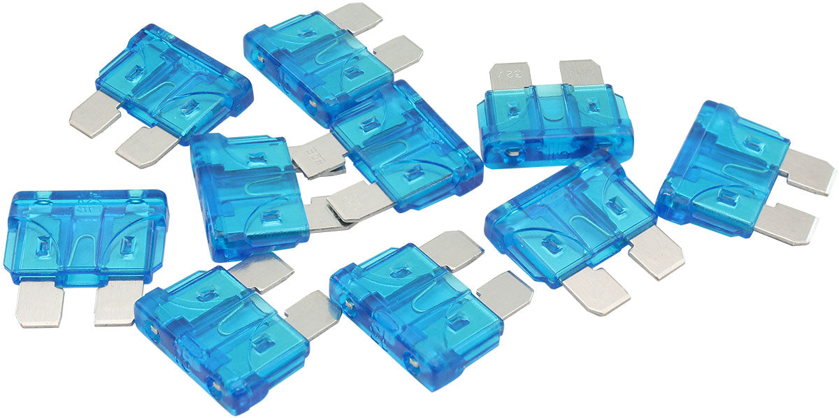 AF49-4008 - 15 AMP STANDARD BLADE FUSE BLUE COLOUR 10 PACK