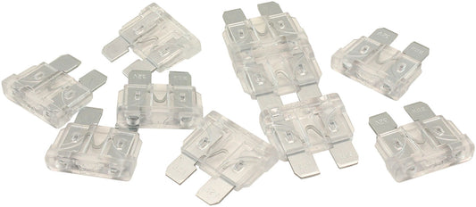 AF49-4010 - 25 AMP STANDARD BLADE FUSE CLEAR COLOUR 10 PACK