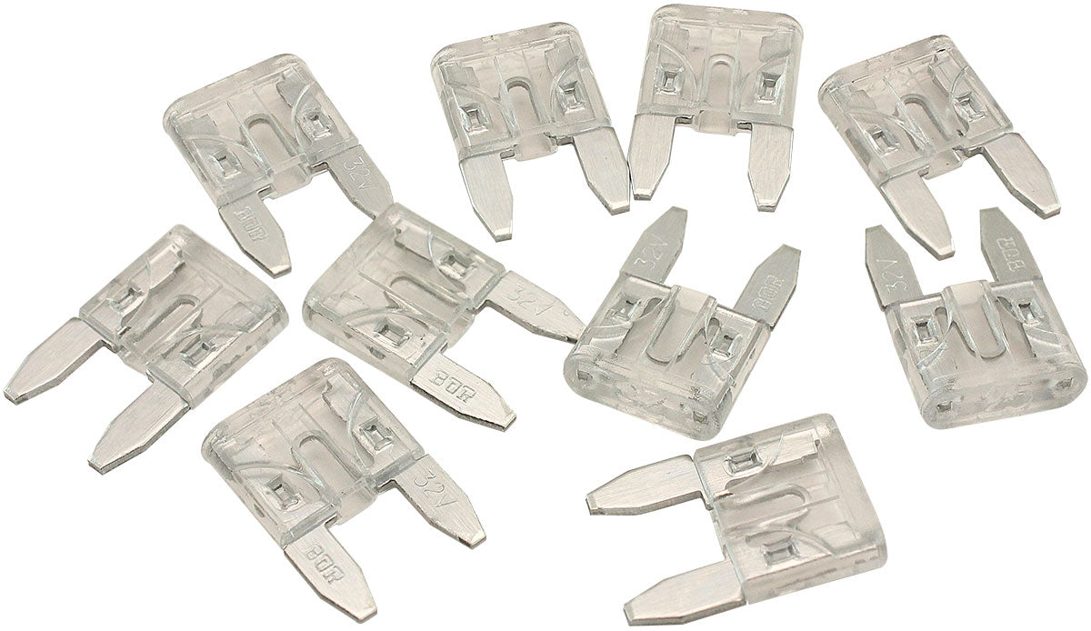 AF49-4021 - 25 AMP MINI BLADE FUSE CLEAR BODY COLOUR 10 PACK