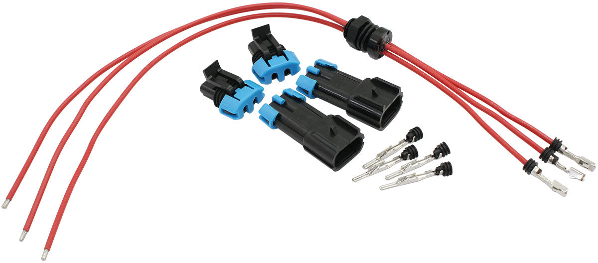 AF49-4047 - 3 WIRE ELECTRICAL TERMINAL RED BULKHEAD SINGLE POSITIVE