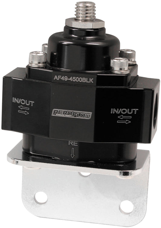 AF49-4500BLK - BYPASS REG 4.5-9 PSI ADJUSTABL3/8" NPT PORTS BOTTOM RETURN