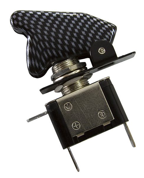 AF49-5020 - CARBON FIBRE LED MISSILE SWITCH LED ACTIVATED WHEN ON