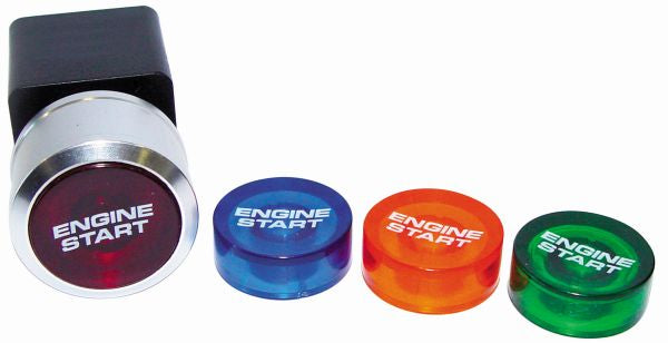 AF49-5555 - AEROFLOW ENGINE START SWITCH RED,ORANGE,BLUE & GREEN BUTTON