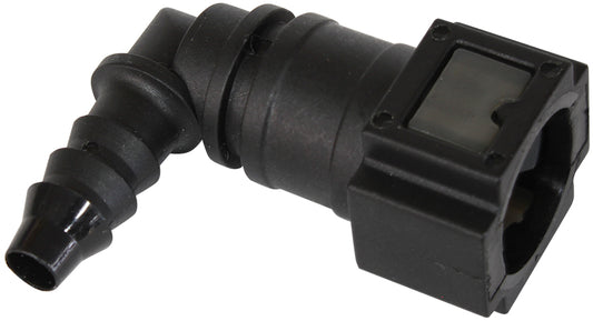 AF49-7002 - PUSH ON 5/16" EFI FITTING TO 5/16" / 7.94MM BARB 90 DEGREE