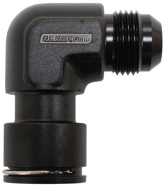 AF50-1010 - LSA S/CHARGER WATER FITTING 90DEG TO -10AN CLIP ON F/MAL