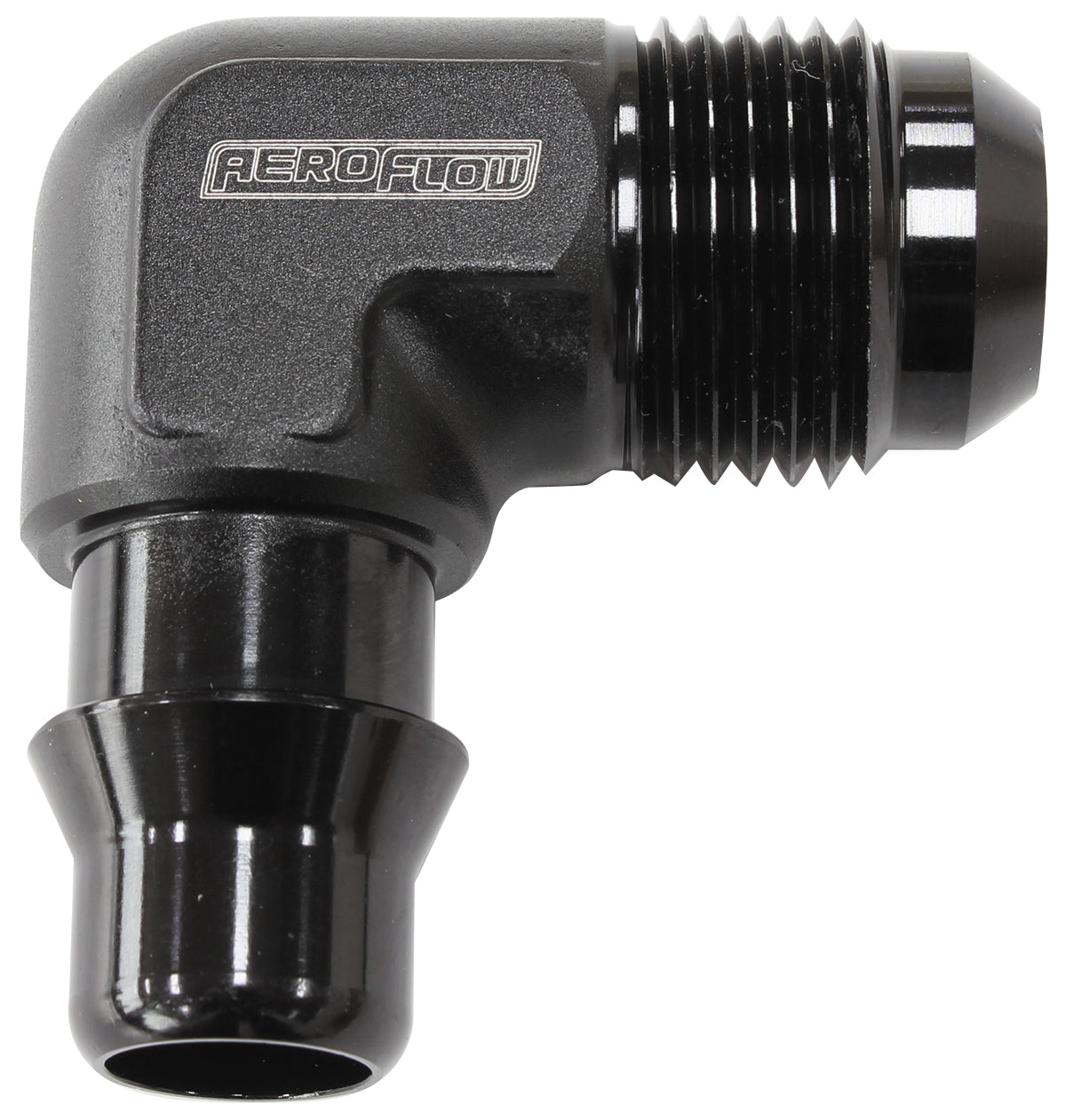 AF50-1011 - LSA S/CHARGER WATER FITTING 90DEG TO -10AN CLIP IN MALE