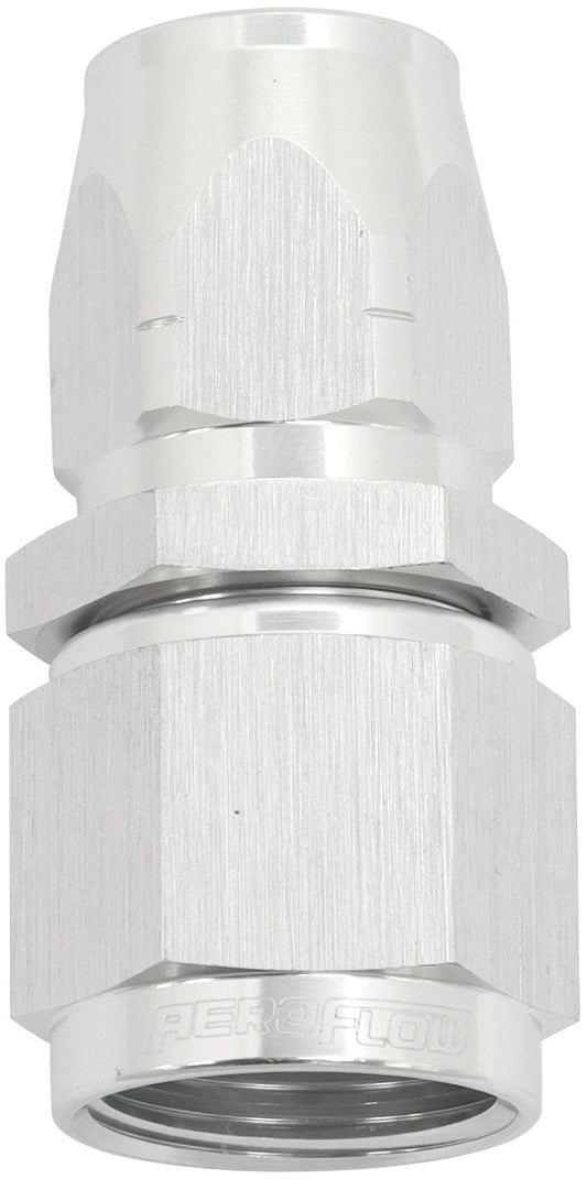 AF501-06-08S - STEPPED STRAIGHT END -6 HOSE TO -8AN REDUCER HOSE END SILVE