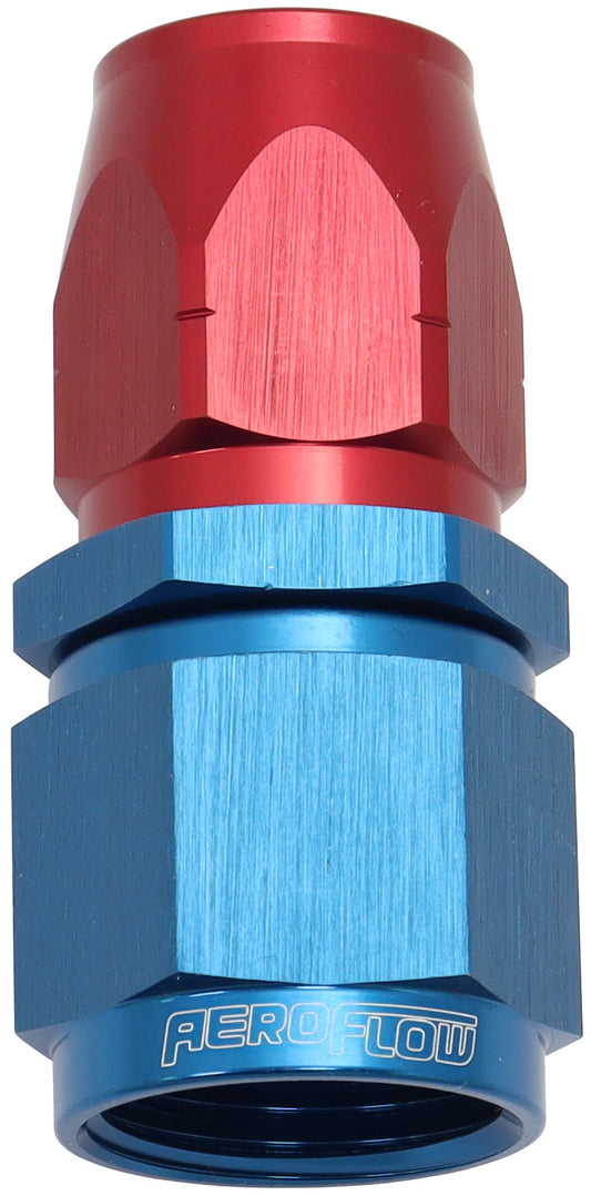 AF501-08-10 - STEPPED STRAIGHT END -8 HOSE TO -10AN REDUCER HOSE END BLUE