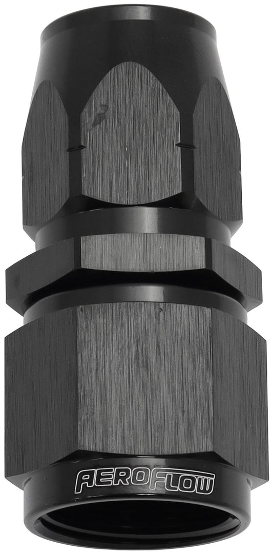 AF501-08-10BLK - STEPPED STRAIGHT END -8 HOSE TO -10AN REDUCER HOSE END BLAC