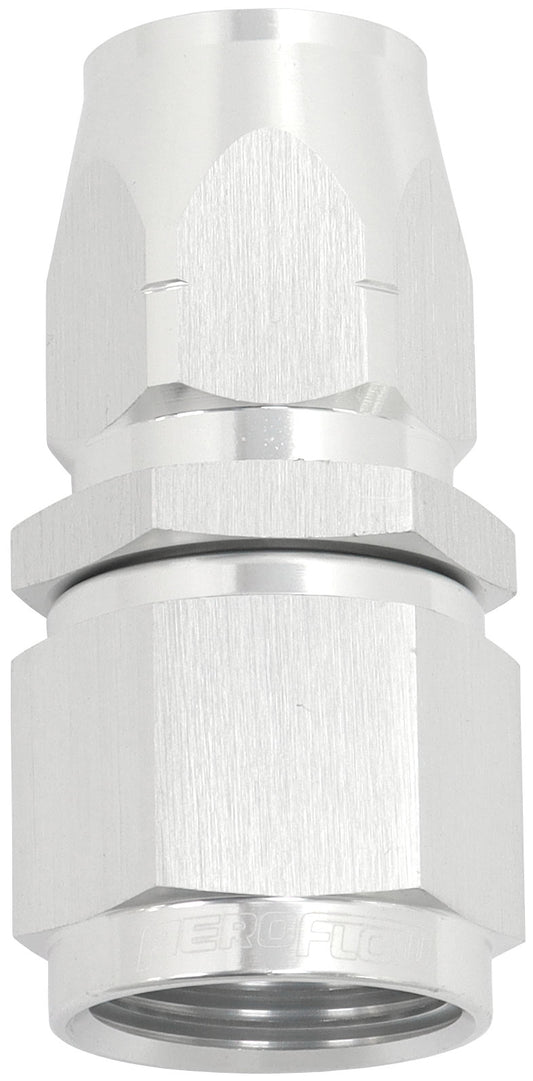 AF501-08-10S - STEPPED STRAIGHT END -8 HOSE TO -10AN REDUCER HOSE END SILV