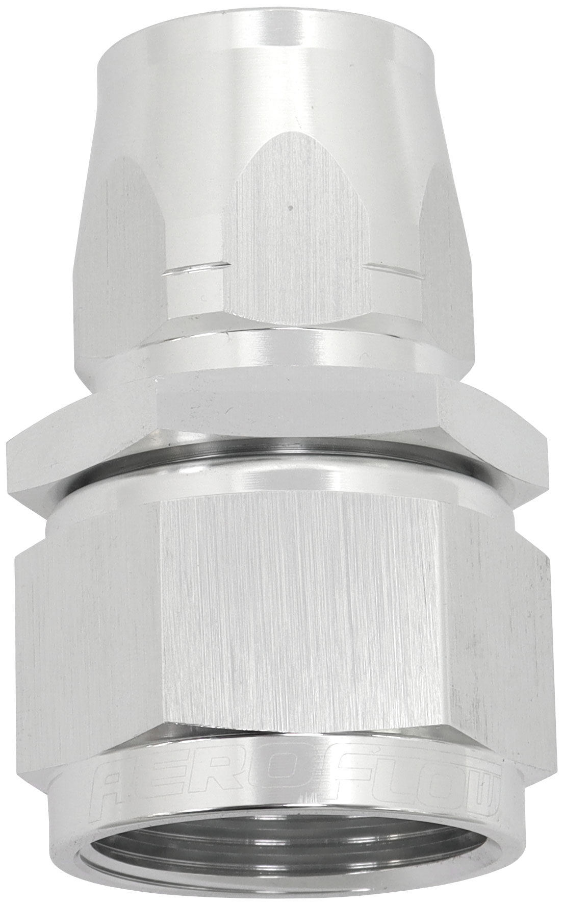AF501-12-16S - STEPPED STRAIGHT END -12 HOSE TO -16AN REDUCER HOSE END SILV
