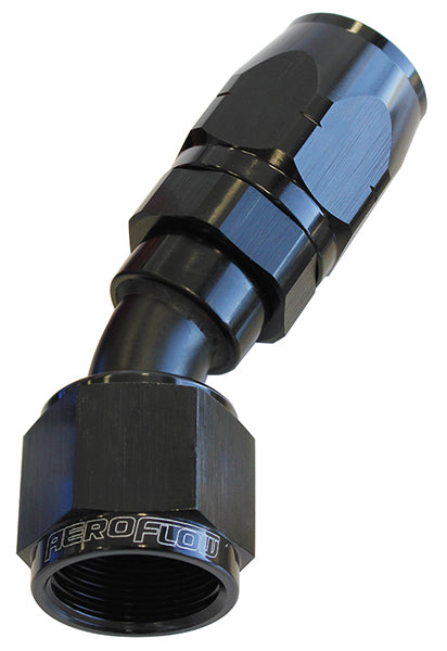 AF507-04BLK - ALLOY 30 DEG HOSE END -4AN BLACK CUTTER STYLE FULL SWIVEL