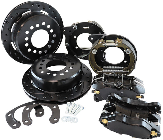 AF5070-1000 - FORD 9" REAR DISC BRAKE KIT UNIVERSAL BLACK 12.19" ROTOR