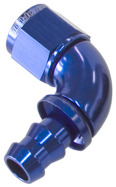 AF513-10 - -10AN 90 DEG FULL FLOW PUSH LOBLUE FULL FLOW PUSH LOCK