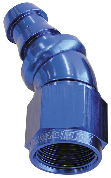 AF517-12 - -12AN 30 DEG FULL FLOW PUSH LOBLUE FULL FLOW PUSH LOCK