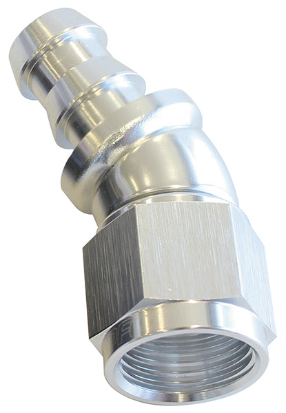 AF517-12S - -12AN 30 DEG FULL FLOW PUSH LOSILVER FULL FLOW PUSH LOCK
