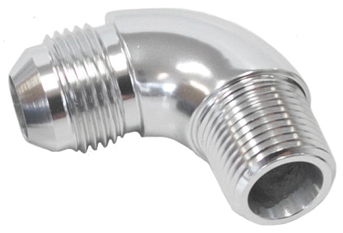 AF522-08S - 90 DEG 3/8" TO -8AN FULL FLOW SILVER NO RESTRICTION IN BEND